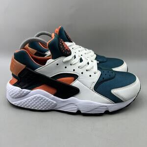 Nike Air Huarache Rainforest Sneakers Men Size 8 Green Orange Running Low Shoes